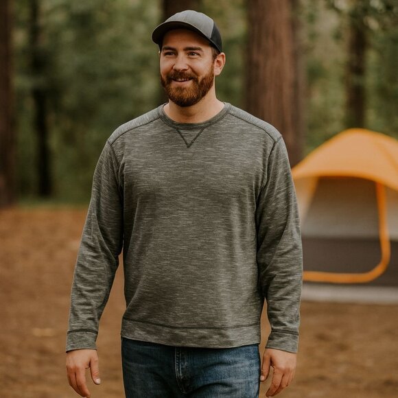 NEW The North Face Joshua Tee in Fig Green Outdoors Camping Hiking Comfort XL - Picture 1 of 9